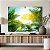 Quadro Decorativo Canvas Paisagem Folhas de Palmeiras Sob o Sol Horizontal - Imagem 4