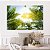 Quadro Decorativo Canvas Paisagem Folhas de Palmeiras Sob o Sol Horizontal - Imagem 5