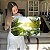 Quadro Decorativo Canvas Paisagem Folhas de Palmeiras Sob o Sol Horizontal - Imagem 6