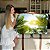 Quadro Decorativo Canvas Paisagem Folhas de Palmeiras Sob o Sol Horizontal - Imagem 7
