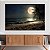 Quadro Decorativo Canvas Paisagem Praia ao Luar Horizontal - Imagem 3