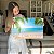 Quadro Decorativo Canvas  Paisagem Praia com Palmeiras Horizontal - Imagem 6