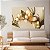 Quadro Decorativo Canvas Floral Abstrato Horizontal - Imagem 2