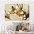 Quadro Decorativo Canvas Floral Abstrato Horizontal - Imagem 3