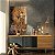 Quadro Decorativo Canvas Familia Leão com 3 filhotes Vertical - Imagem 3