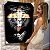 Quadro Decorativo Canvas Leão Preto e Branco Cruz e Coroa de Espinho Vertical - Imagem 6