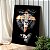 Quadro Decorativo Canvas Leão Preto e Branco Cruz e Coroa de Espinho Vertical - Imagem 3