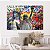 Quadro Decorativo Canvas Asbtrato Arte de Rua com Grafite Estátua da Liberdade Horizontal - Imagem 4
