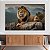 Quadro Decorativo Canvas Animal Selvagem Leão de Judá Rei da Floresta nas Montanhas Horizontal - Imagem 4