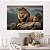Quadro Decorativo Canvas Animal Selvagem Leão de Judá Rei da Floresta nas Montanhas Horizontal - Imagem 2