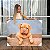 Quadro Decorativo Canvas Pets Filhote de Cachorro Bordeaux Bebe Horizontal - Imagem 1