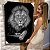 Quadro Decorativo Canvas Leão de Judá Preto E Branco Vertical - Imagem 6