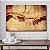 Quadro Decorativo Flutuante Pintura Michelangelo Mão de Deus Horizontal - Imagem 3