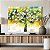 Quadro Decorativo Canvas Arvore de Cerejeira Abstrata Artistica Horizontal - Imagem 5