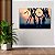 Quadro Decorativo Flutuante Paisagem Filtro dos Sonhos Sol se Pondo Horizontal - Imagem 4