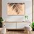 Quadro Decorativo Flutuante Paisagem Sombra de Palmeiras na areia Horizontal - Imagem 2