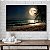 Quadro Decorativo Flutuante Paisagem Praia ao Luar Horizontal - Imagem 3