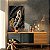 Quadro Decorativo Canvas Folhas Abstratas Vertical - Imagem 3