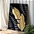 Quadro Decorativo Canvas Folhas Abstratas Vertical - Imagem 2