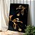 Quadro Decorativo Canvas Folhas de Costela de Adão Abstrata - Imagem 1