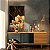 Quadro Decorativo Canvas Folhas e Rosas Abstratas Vertical - Imagem 2