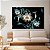 Quadro Decorativo Canvas Floral Artístico Abstrato Flores Brancas Horizontal - Imagem 3