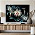 Quadro Decorativo Canvas Floral Artístico Abstrato Flores Brancas Horizontal - Imagem 4