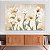 Quadro Decorativo Canvas Flores Brancas Florais Artístico Horizontal - Imagem 4