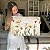 Quadro Decorativo Canvas Flores Brancas Florais Artístico Horizontal - Imagem 6