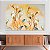 Quadro Decorativo Canvas Florais Artístico Copo de Leite Dourado Horizontal - Imagem 3