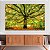 Quadro Decorativo Canvas Paisagem Árvore Grande com Folhas caídas no chão Horizontal - Imagem 3