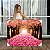 Quadro Decorativo Canvas Paisagem de Túnel de Árvores de Flores Cor de Rosa Horizontal - Imagem 1