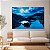 Quadro Decorativo Canvas Paisagem de Floresta sob a Luz do Luar Horizontal - Imagem 2