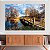 Quadro Decorativo Canvas Paisagem Ponte Outono horizontal - Imagem 3