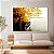 Quadro Decorativo Canvas Paisagem Outono Barco no Lago Horizontal - Imagem 2
