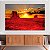 Quadro Decorativo Canvas Paisagem de Por do Sol em meio as Montanhas no Deserto Horizontal - Imagem 4