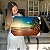 Quadro Decorativo Canvas Paisagem de Praia com Coqueiros e Mar ao Amanhecer Horizontal - Imagem 6