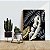 Quadro Decorativo Flutuante Folhas Abstratas Vertical - Imagem 2