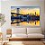 Quadro Decorativo Canvas Paisagem da Cidade de São Francisco Ponte Oakland Bay Bridge e seu Rio Horizontal - Imagem 3