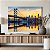 Quadro Decorativo Canvas Paisagem da Cidade de São Francisco Ponte Oakland Bay Bridge e seu Rio Horizontal - Imagem 5