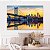 Quadro Decorativo Canvas Paisagem da Cidade de São Francisco Ponte Oakland Bay Bridge e seu Rio Horizontal - Imagem 4