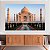 Quadro Decorativo Canvas Paisagem Palácio na Índia Taj Mahal Horizontal - Imagem 4