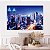 Quadro Decorativo Canvas Paisagem Urbana Noturna da Cidade de Dubai Horizontal - Imagem 5