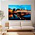 Quadro Decorativo Canvas Paisagem Noturna de Ponte Sobre o Rio na Cidade de Dublin Irlanda Horizontal - Imagem 3