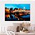 Quadro Decorativo Canvas Paisagem Noturna de Ponte Sobre o Rio na Cidade de Dublin Irlanda Horizontal - Imagem 4