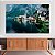 Quadro Decorativo Canvas Paisagem de Lago no Vilarejo Hallstatt na Áustria Horizontal - Imagem 5