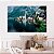 Quadro Decorativo Canvas Paisagem de Lago no Vilarejo Hallstatt na Áustria Horizontal - Imagem 2