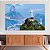 Quadro Decorativo Canvas Paisagem do Cristo Redentor e Pão de Açucar No Rio de Janeiro Horizontal - Imagem 2