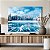 Quadro Decorativo Canvas Paisagem Inverno Lago Congelado com Rachaduras Horizontal - Imagem 2