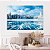 Quadro Decorativo Canvas Paisagem Inverno Lago Congelado com Rachaduras Horizontal - Imagem 3